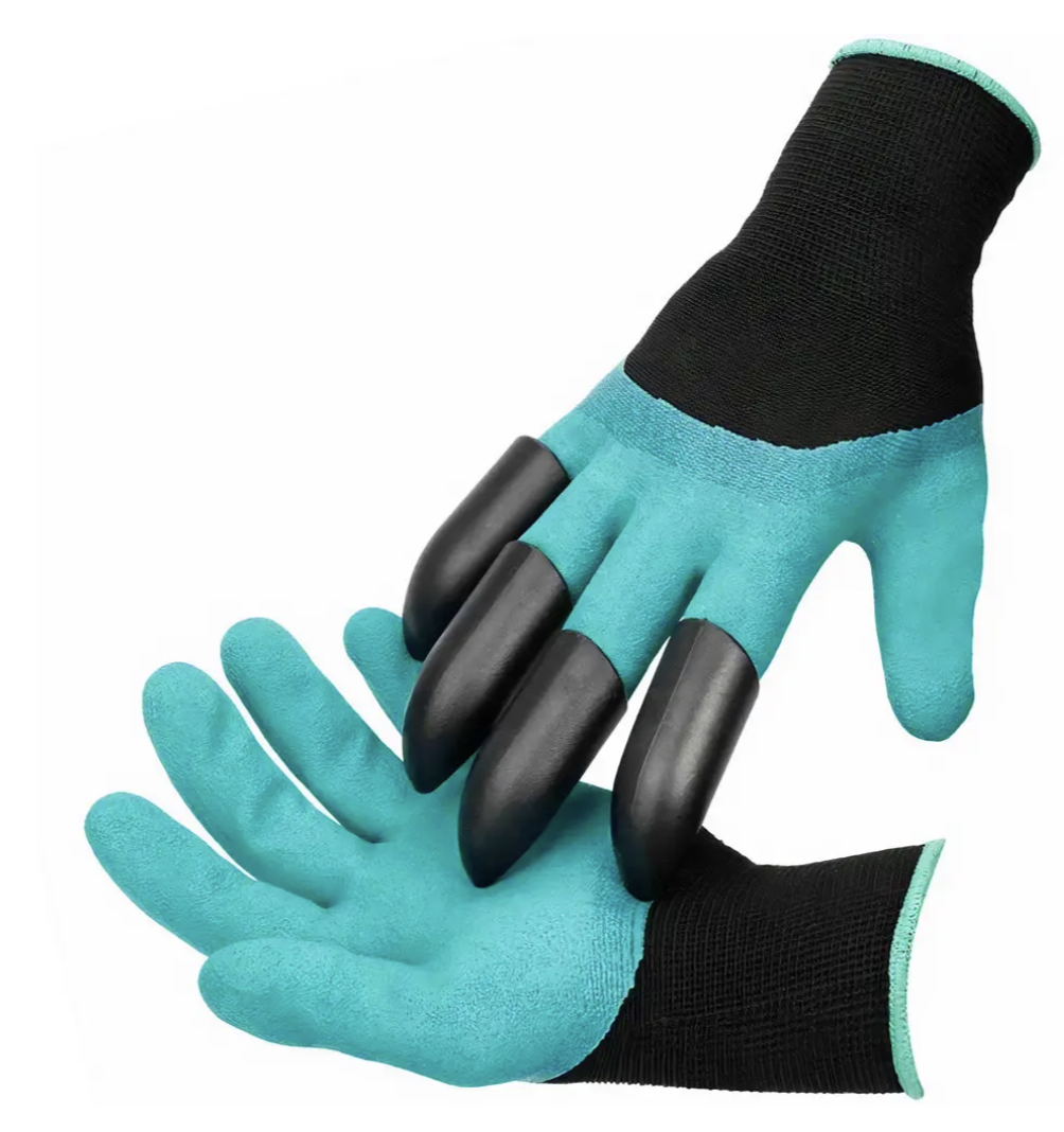 Садові рукавички з кігтями Garden Gloves LY-557 ∙ Універсальний інструмент LY-557 для городу