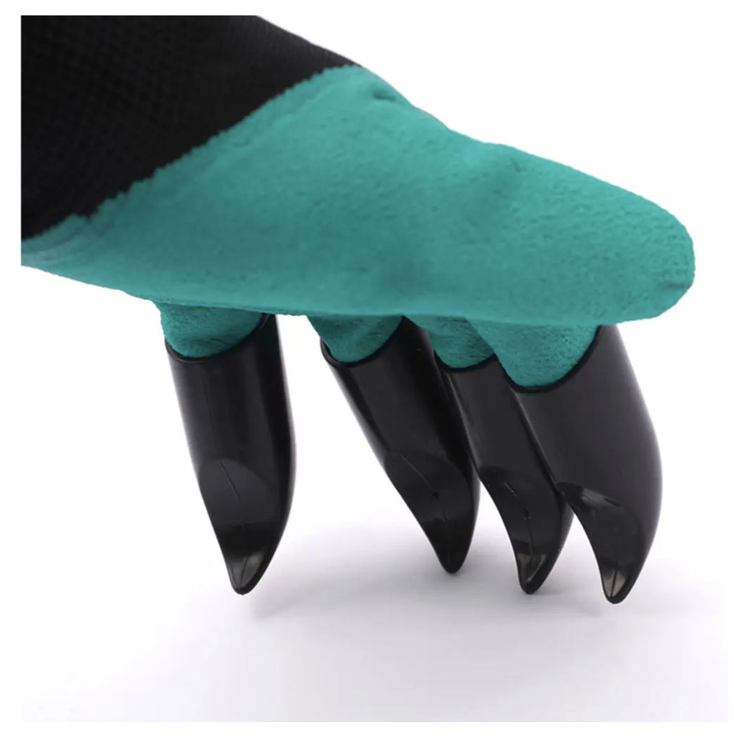 Садові рукавички Garden Gloves LY-557 з кігтями для копання, посадки і розпушування - мініатюра 4