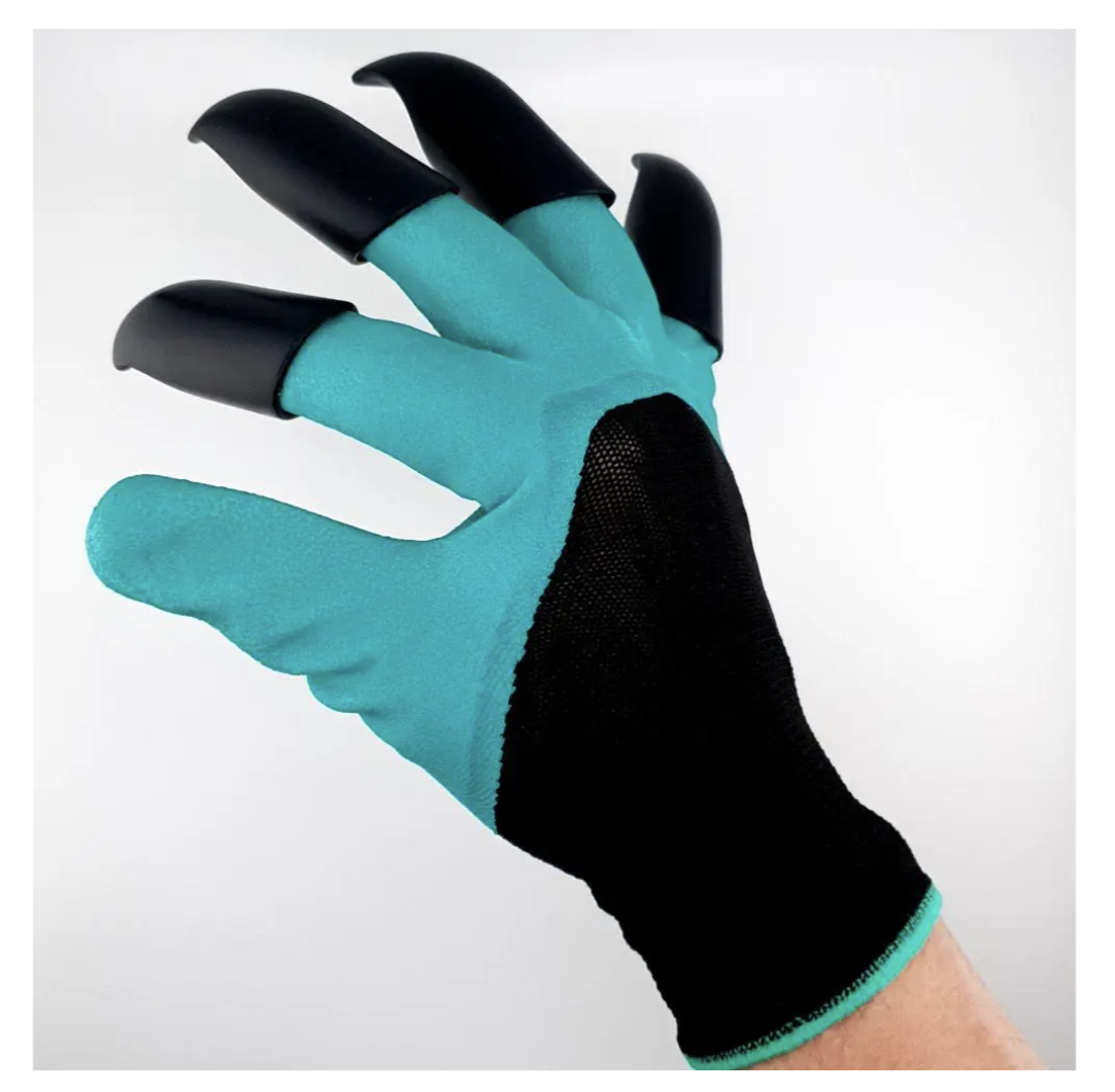 Садові рукавички Garden Gloves LY-557 з кігтями для копання, посадки і розпушування - мініатюра 7