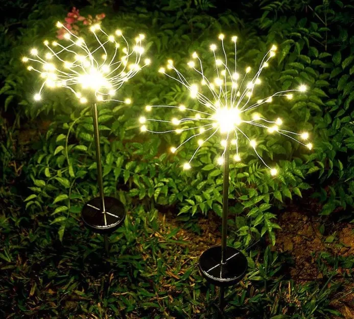 Садові світильники Феєрверк HA-38 на сонячній батареї, 2 шт - мініатюра 7