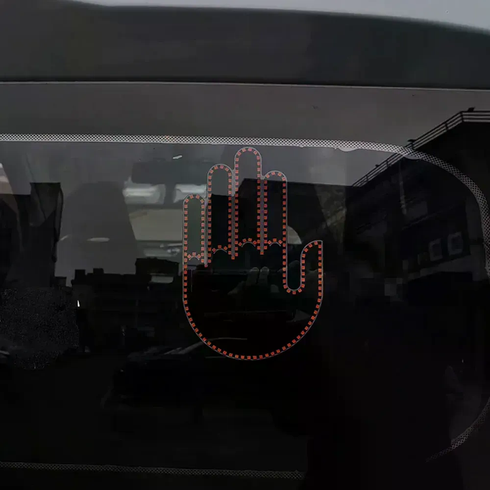 LED рука Hand Light з жестами і пультом для авто - мініатюра 3