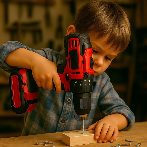 Акумуляторний ударний шуруповерт RED MA751 24V з 2 акумуляторами - мініатюра 4