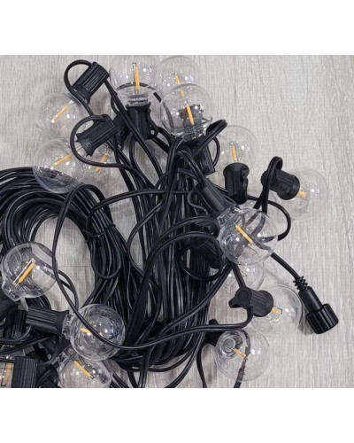 Вулична LED гірлянда MA716 10 м для саду, тераси і двору - мініатюра 4