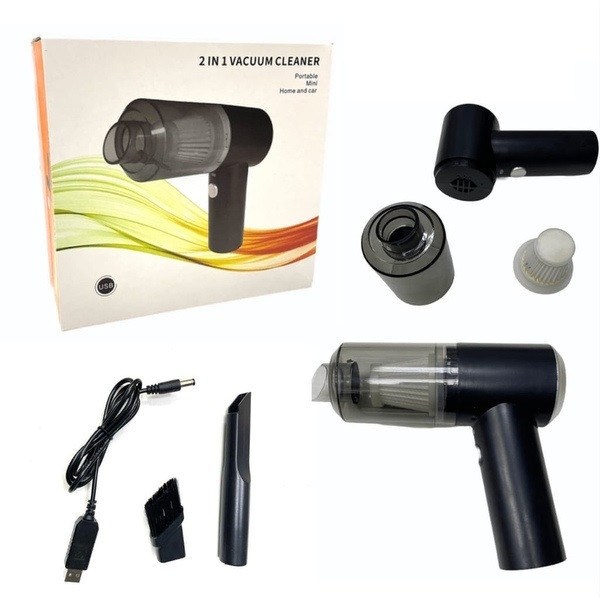 Бездротовий автомобільний пилосос Vacuum Cleaner 2 in 1 120 Вт для сухого прибирання салону - мініатюра 2