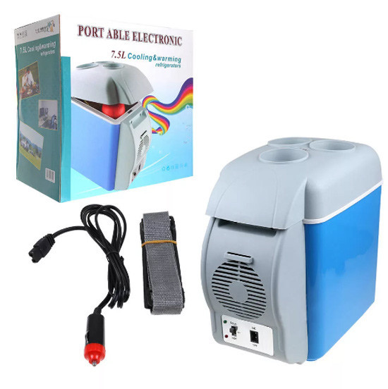 Автохолодильник 2 в 1 7,5 л з охолодженням і нагріванням від прикурювача - мініатюра 6