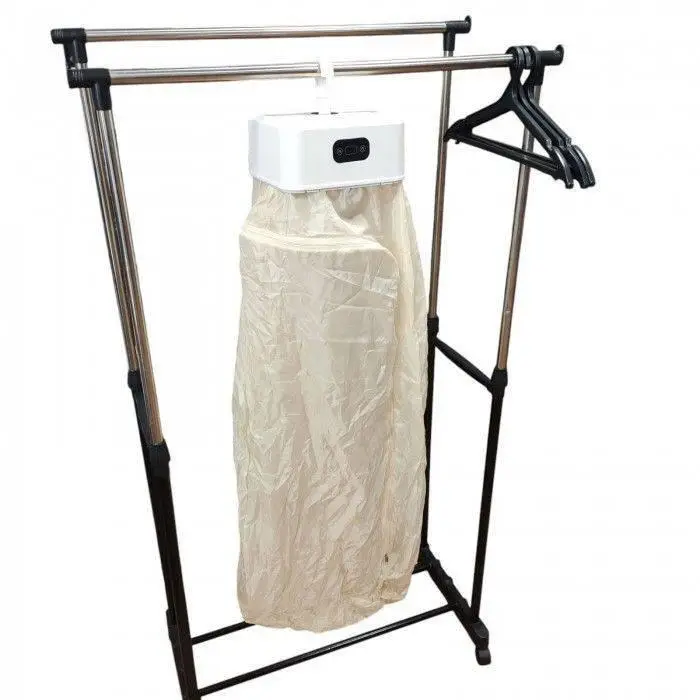 Портативна електросушарка для одягу з таймером і чохлом для дому та подорожей - мініатюра 2