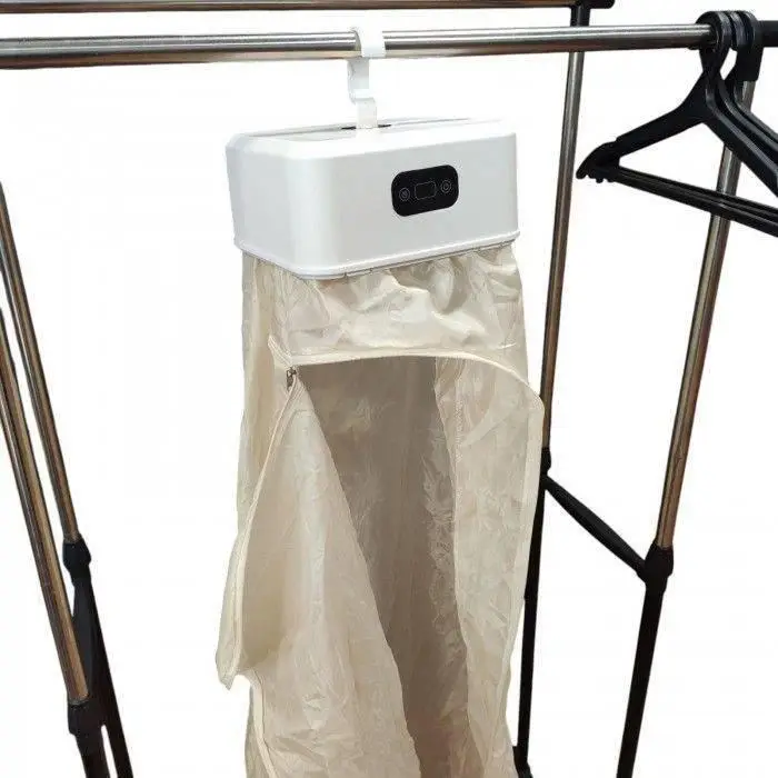 Портативна електросушарка для одягу з таймером і чохлом для дому та подорожей - мініатюра 6