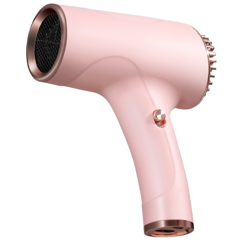 Фен бездротовий Portable Hair Dryer на USB зарядці з 2 швидкісними режимами та вбудованим акумулятором