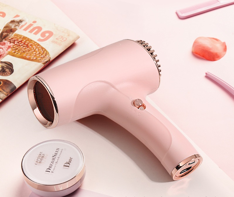 Бездротовий фен Portable Hair Dryer з USB-зарядкою і двома режимами - мініатюра 7