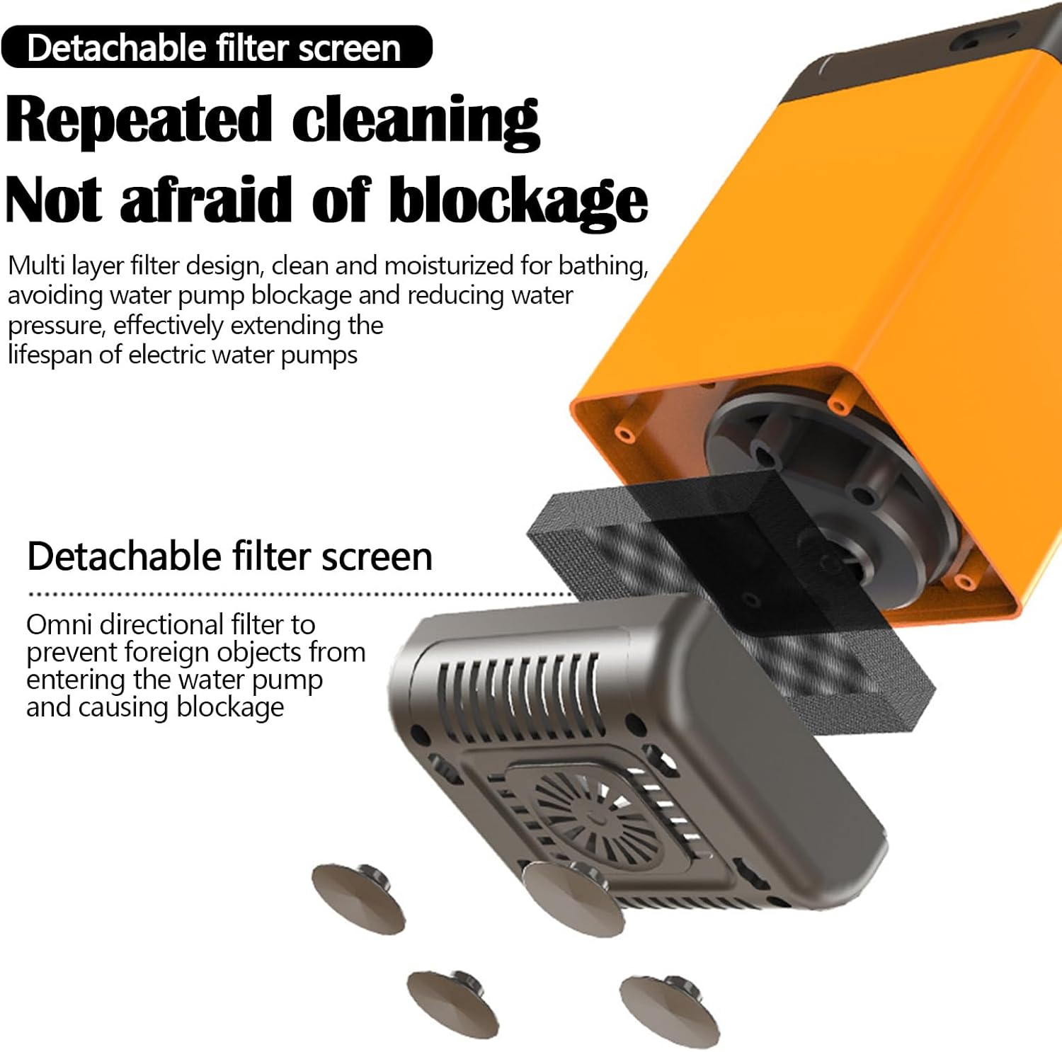 Портативний душ Outdoor Shower 1402 з акумулятором 7800 мАг для кемпінгу, дачі та подорожей - мініатюра 6