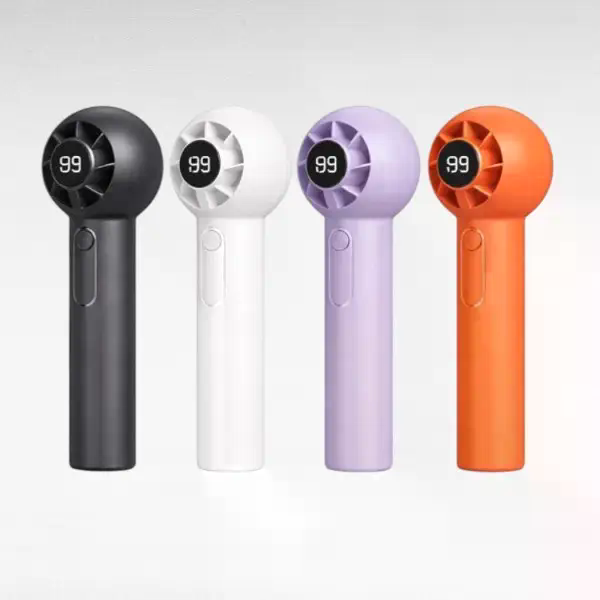 Ручний вентилятор T-237 з USB-зарядкою і тихою роботою для дому та поїздок - мініатюра 5