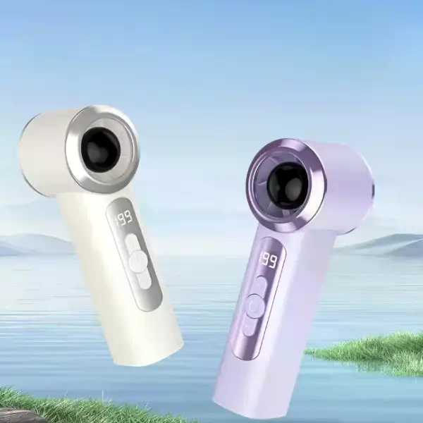 Ручний вентилятор T-238 з USB-зарядкою для дому, транспорту і щоденних поїздок - мініатюра 4