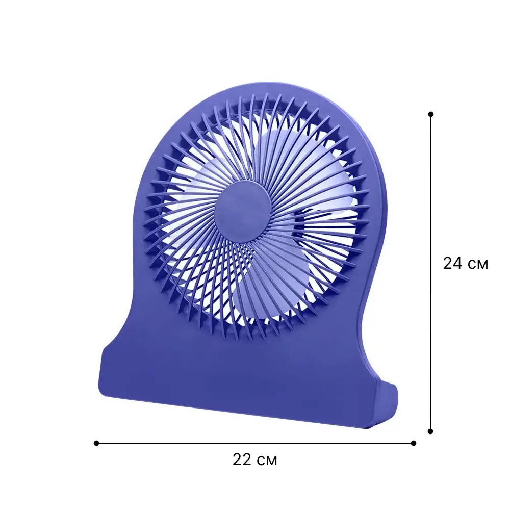 Настільний USB-вентилятор S7 з 2 швидкостями для дому, офісу та робочого столу - мініатюра 4