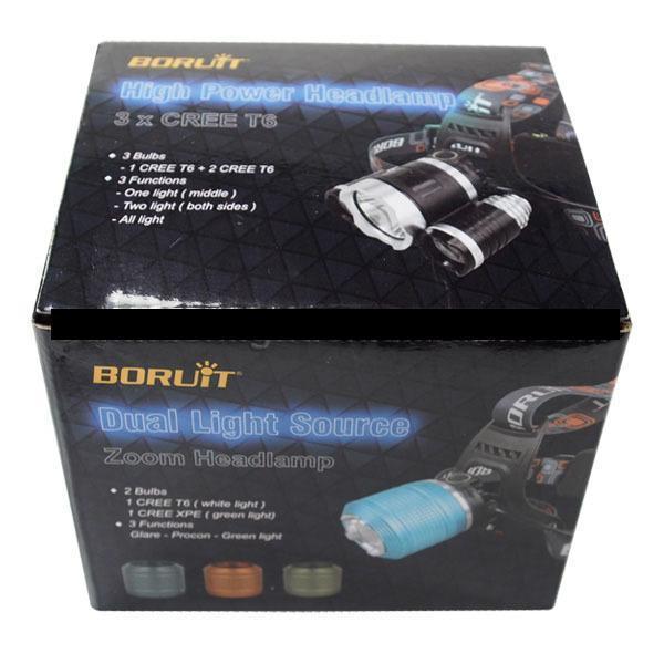 Налобний ліхтар ліхтарик Bailong Police RJ-3000 - мініатюра 4