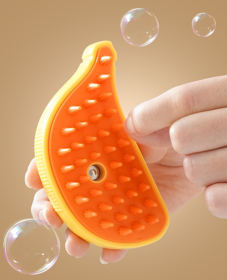 Парова щітка PET SPRAY BRUSH для вичісування вовни собак та котів з розпилювачем - мініатюра 3