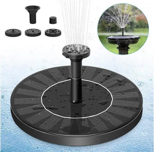 Сонячний фонтан-насос для саду з 6 насадками - мініатюра 3