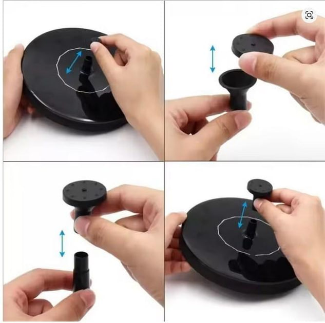 Сонячний фонтан-насос для саду з 6 насадками - мініатюра 8