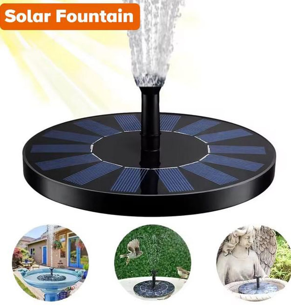 Сонячний фонтан-насос для саду з 6 насадками - мініатюра 9