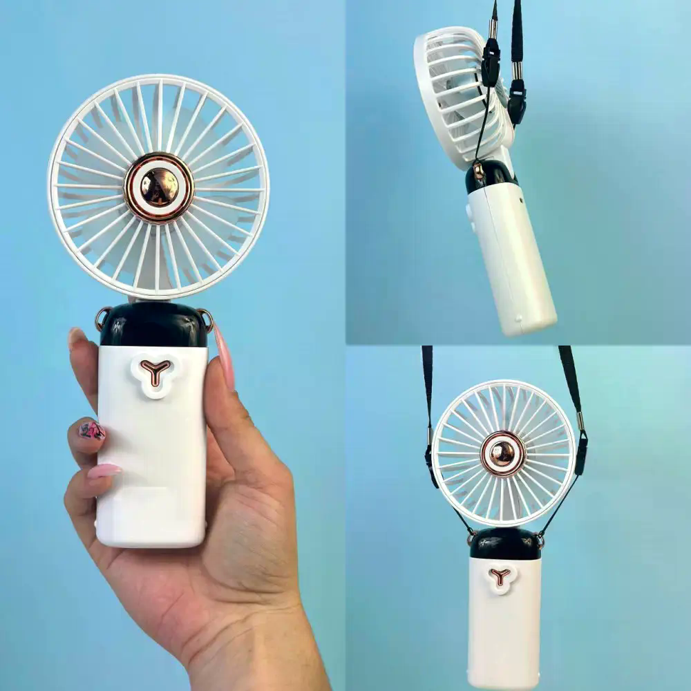 Портативний міні-вентилятор Mini Fan TP-01 з присоскою та USB Type-C - мініатюра 5