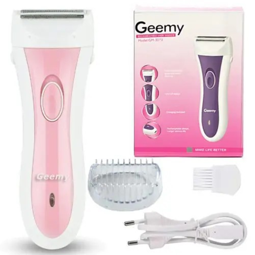Жіночий акумуляторний епілятор GEMEI GM-3073 для видалення волосся - мініатюра 2