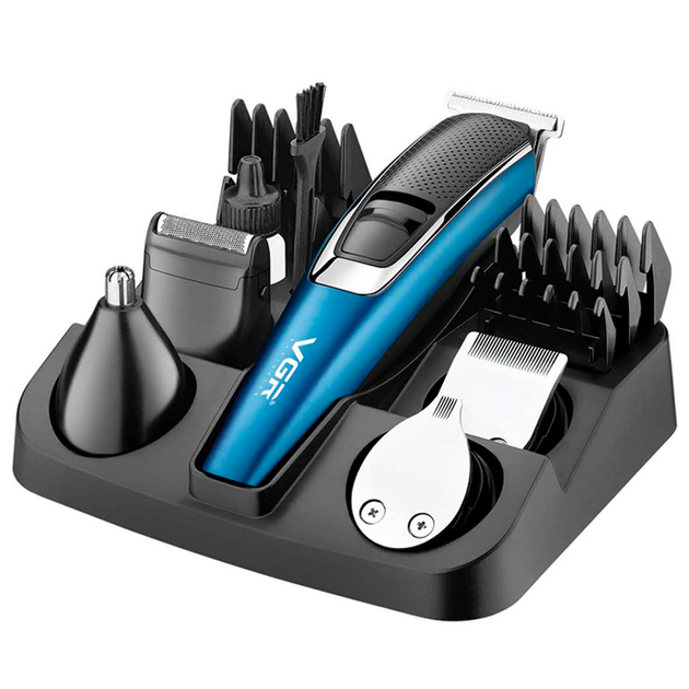 Машинка для стрижки VGR V-172 з насадками для волосся, бороди та тіла - мініатюра 2