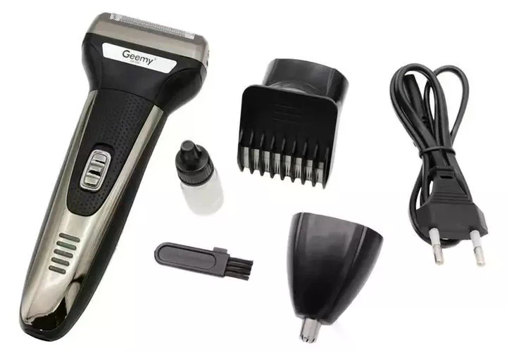 Набір для стрижки GEEMY GM-598 3 в 1 для волосся, бороди та носа - мініатюра 7