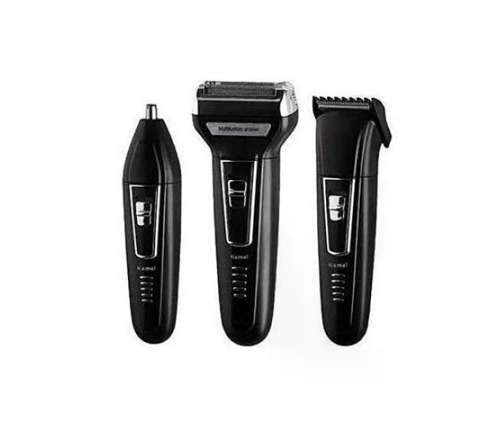 Чоловічий тример-бритва 3 в 1 GEMEI GM-573 для бороди та вусів - мініатюра 3