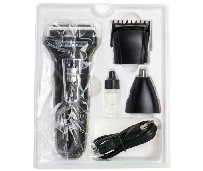 Чоловічий тример-бритва 3 в 1 GEMEI GM-573 для бороди та вусів - мініатюра 6