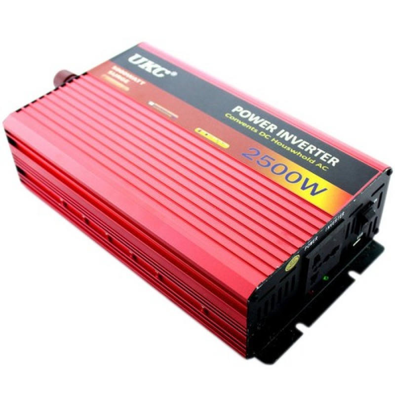 Перетворювач AC/DC AR 2500W Інвертор напруги 12V-220V