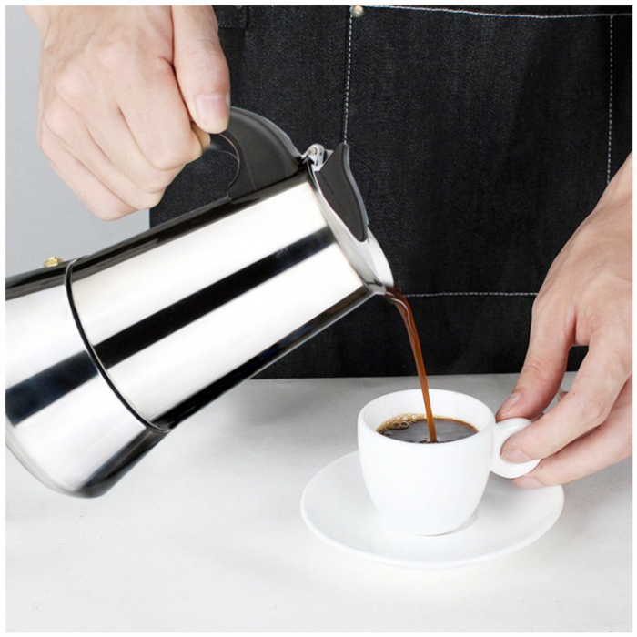 Гейзерна кавоварка UNIQUE UN-1901 180 мл на 4 чашки - мініатюра 5