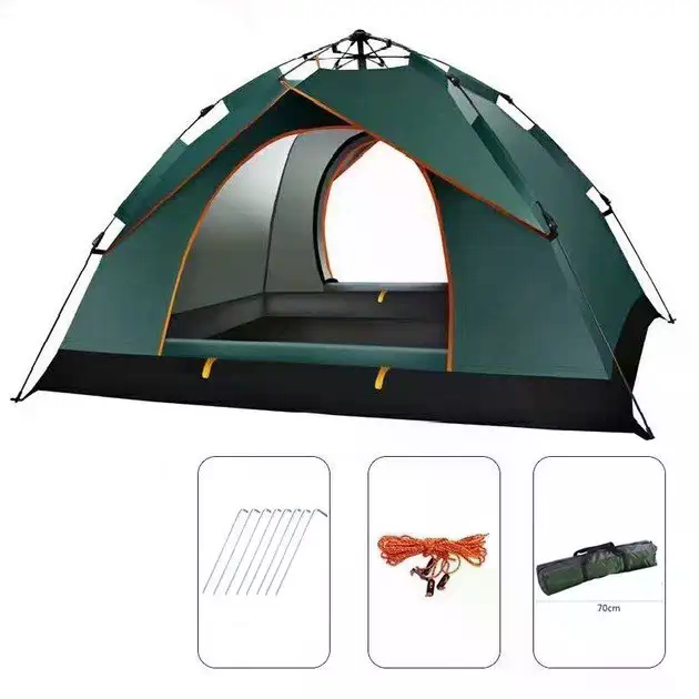 Автоматична туристична палатка 3-місна 190×140×120 см - мініатюра 4