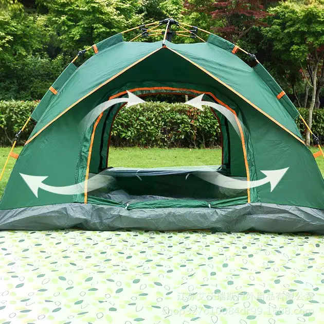 Автоматична туристична палатка 3-місна 190×140×120 см - мініатюра 5