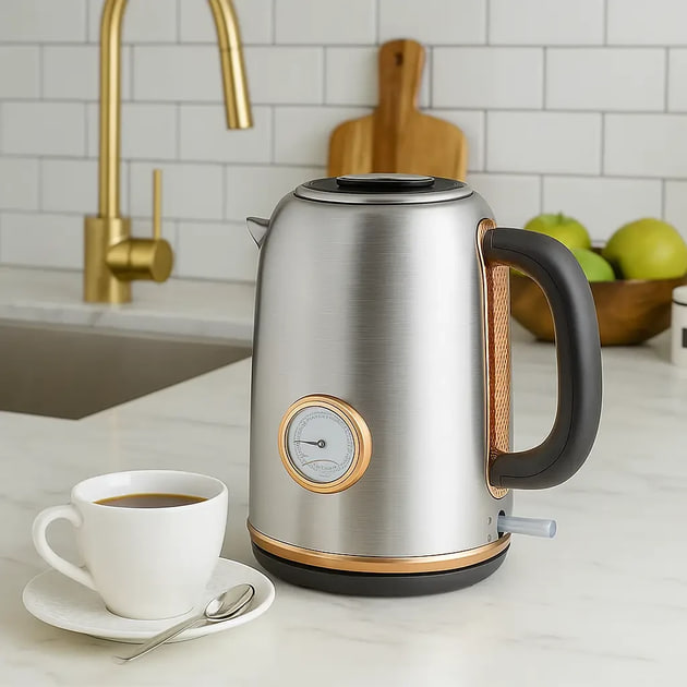 Електрочайник MS-7849 1,7 л з термометром і корпусом із нержавіючої сталі - мініатюра 8