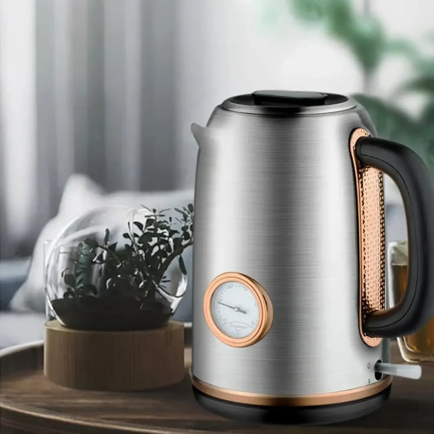 Електрочайник MS-7849 1,7 л з термометром і корпусом із нержавіючої сталі - мініатюра 9