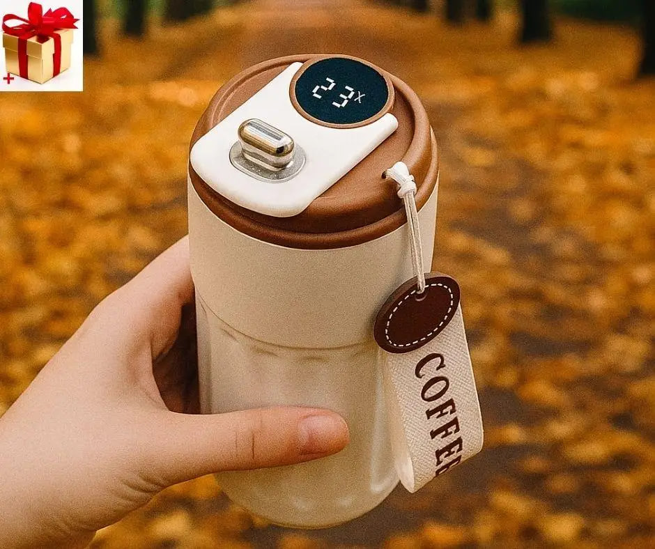 Термокружка сталева 380 мл з індикатором температури - мініатюра 7