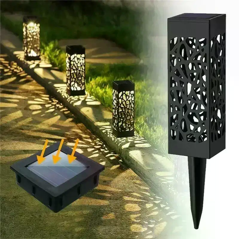 Садовий світильник на сонячній панелі 1W IP65, жовте світло - мініатюра 6