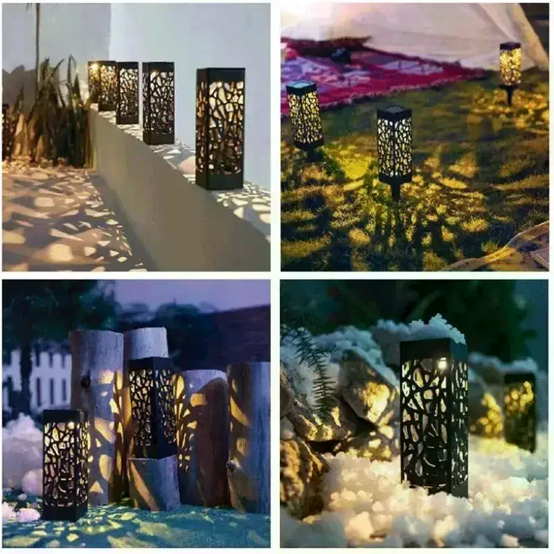 Садовий світильник на сонячній панелі 1W IP65, жовте світло - мініатюра 7