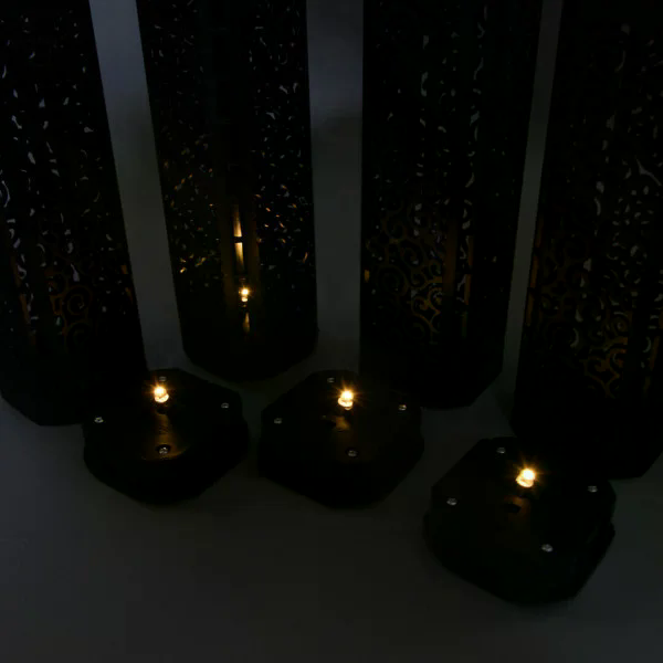 Садовий світильник на сонячній панелі 1W IP65, жовте світло - мініатюра 8