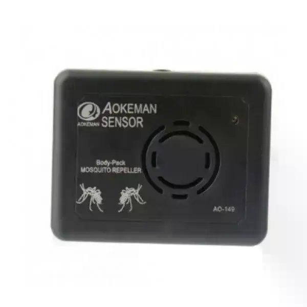 Ультразвуковий відлякувач комарів AO-149 на батарейках • Портативний електронний репелент від комарів для дому, дачі, риболовлі та відпочинку