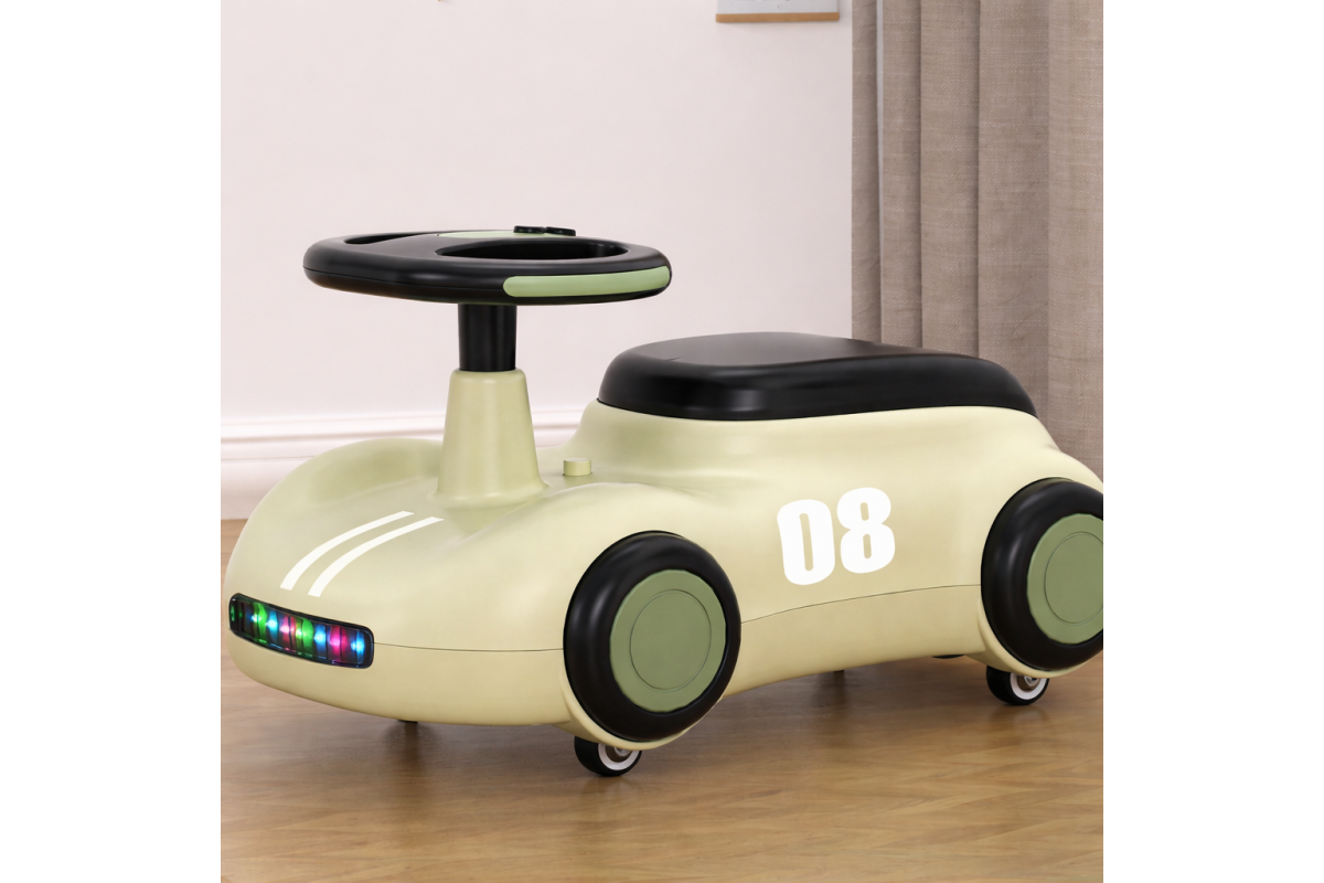 Машинка-каталка ретро зелена X-626 для малюків від 1 року - мініатюра 6