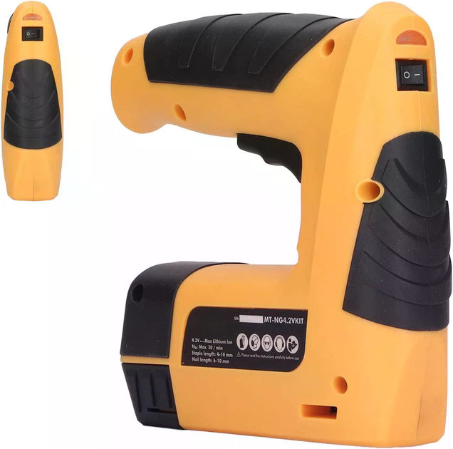 Електростеплер акумуляторний MLD AT-ST42 для скоб і цвяхів - мініатюра 1