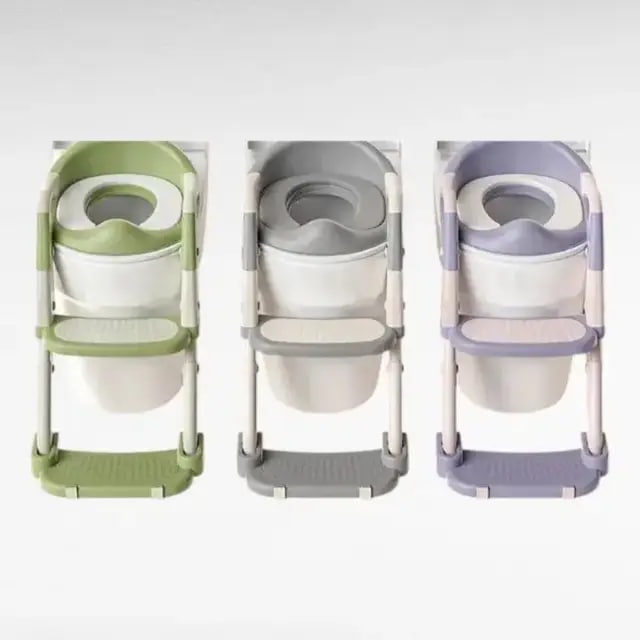 Дитяче сидіння на унітаз Babycare з драбинкою - мініатюра 2