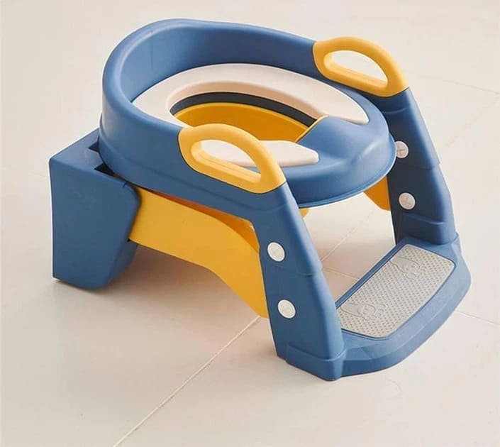 Дитяче сидіння на унітаз Babycare з драбинкою - мініатюра 9