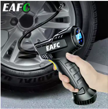 Акумуляторний повітряний компресор Модель 4 чорний з екраном - мініатюра 2