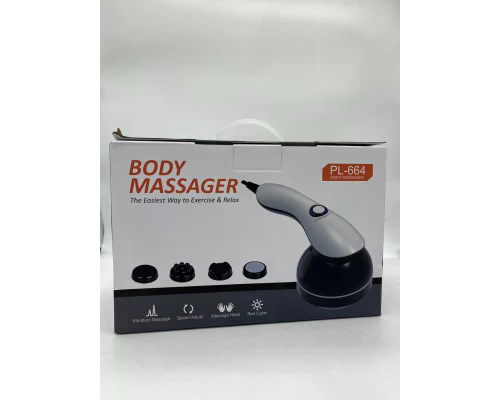 Антицелюлітний масажер Body Massage з 4 насадками - мініатюра 2