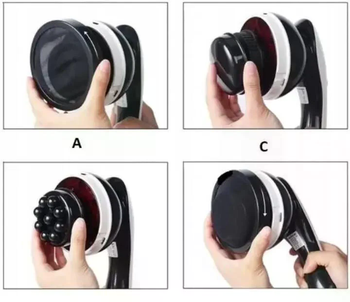 Антицелюлітний масажер Body Massage з 4 насадками - мініатюра 5