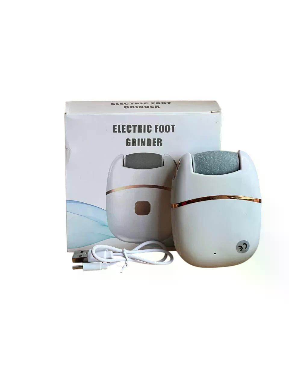 Електрична пилка-пемза для п'ят і стоп 2 швидкості USB - мініатюра 2