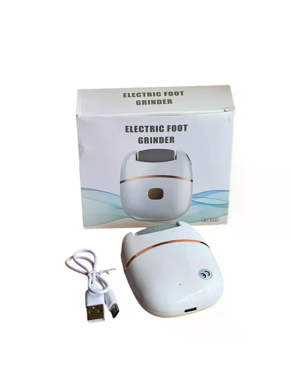 Електрична пилка-пемза для п'ят і стоп 2 швидкості USB - мініатюра 4