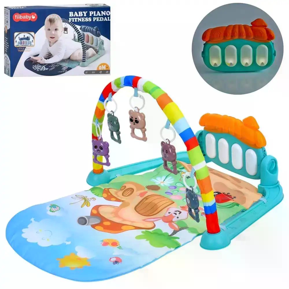 Розвивальний килимок Piano Fitness Rack X-646 з піаніно та іграшками - мініатюра 3