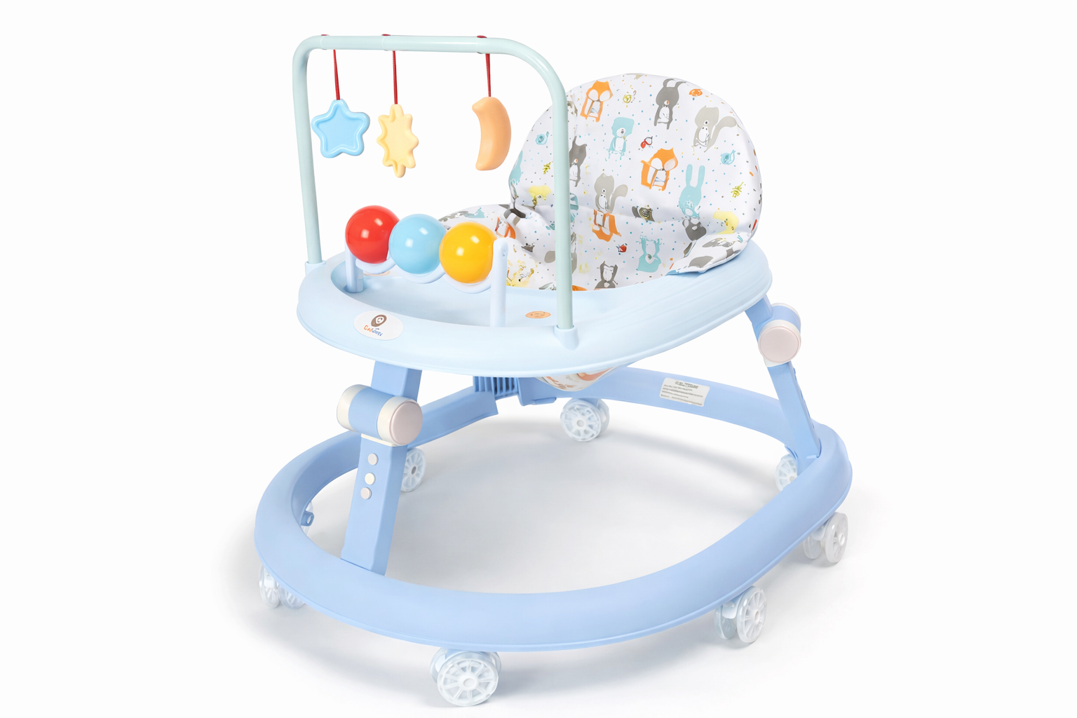 Дитячі ходунки X-624 голубі музичні - мініатюра 3